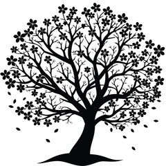 Obraz premium Cherry Blossom silhouette 