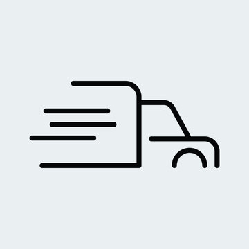 recommend clip art: Delivery van icon. Fast delivery symbol.