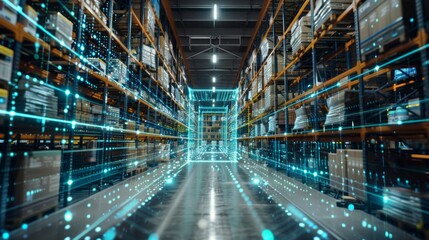 Warehouse Automation with Digital Overlay