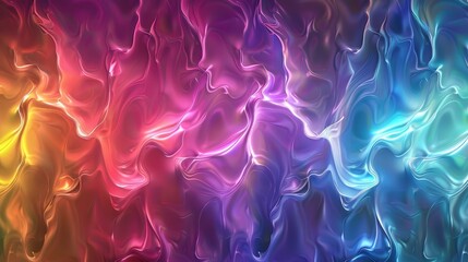Fototapeta premium Abstract background with vibrant spectrum water-like textures diffused glows