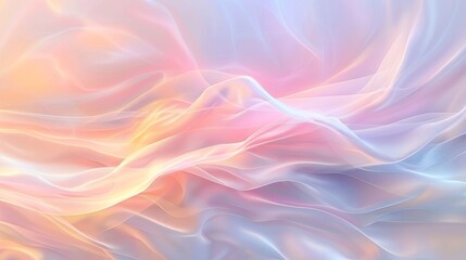Obraz premium Abstract background with soft pastel colors smooth undulating shapes and delicate light flares