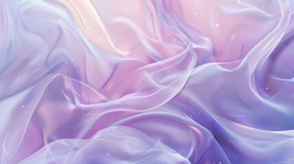 Obraz premium Serene abstract wallpaper with lavender and blue gradients smooth shapes luminous stars