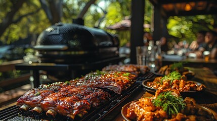 Infographic highlighting cultural influence of American food television celebrity chef cooking competition food travel show culinary documentary illustrated hyper realistic style against backdrop of