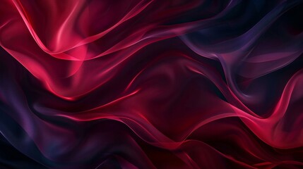 Obraz premium Abstract background with burgundy navy tones smooth curves and glowing accents