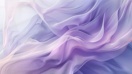 Fototapeta premium Calming lilac to blue abstract wallpaper with smooth patterns and luminous points