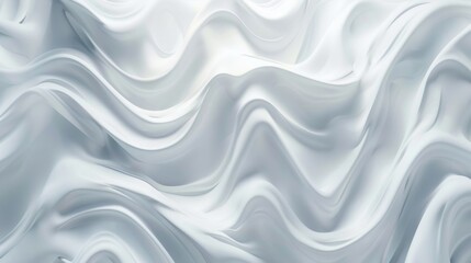 Fototapeta premium Abstract Wavy White Background
