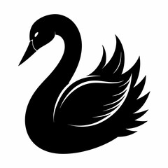 Swan Black silhouette