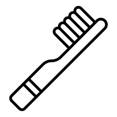 Toothbrush line icon
