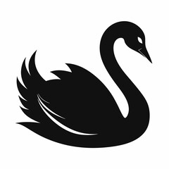 Swan Black silhouette