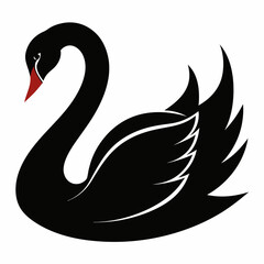 Swan Black silhouette