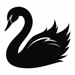 Swan Black silhouette