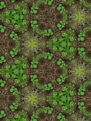 Forest light moss green Ivory color Mandala Flower ornament banner Textured background. Ornate illustration.