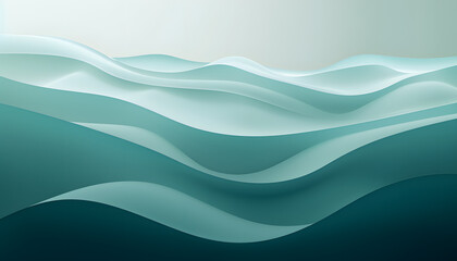 Abstract gradient background transitioning smoothly from deep teal to light turquoise.