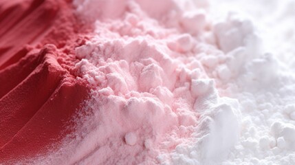 Fototapeta premium Powdered Dreams: A Duet of Color