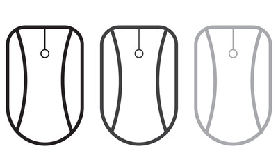 Computer mouse icons set. PC cursor vector icons. Computer mouse vector icon collection