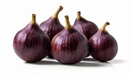 Obraz premium A collection of fresh purple figs
