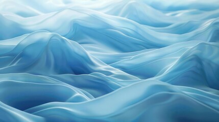 Fototapeta premium Abstract waves and ripples in shades of blue, creating a serene and calming backdrop