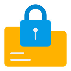 Lock flat icon