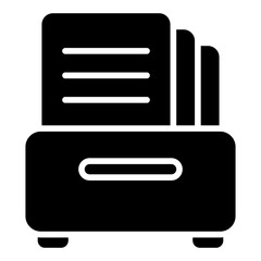 Storage Document solid icon