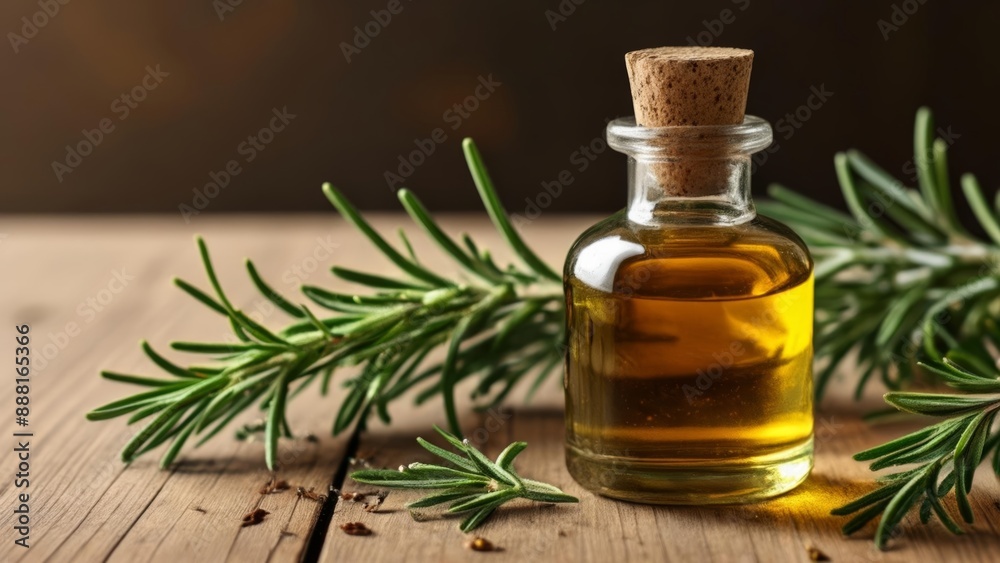 Poster  Essential oil for a soothing aroma