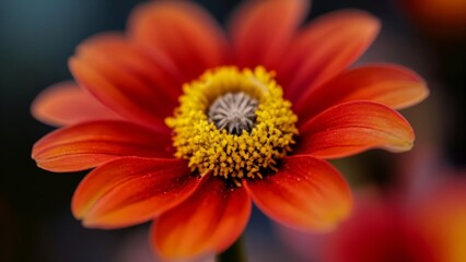  Vibrant Red Flower in Bloom