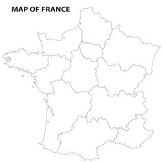 Geography politics map of countries. Map of Russia and France with country capital, state capital and major city.