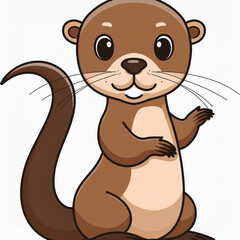 a cute otter
