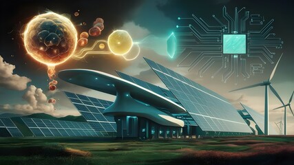Harnessing Rare Earth Minerals and Semiconductors for Green Energy. The intersection of rare earth minerals and semiconductors driving forward renewable energy technology. 
