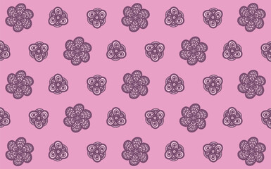Flowers pattern group mandala art. textures, geometry, lines, graphic, element, decorative, decor, beauty,  backgrounds, circle, luxury, colorful, sweet, pink, plumeria. 