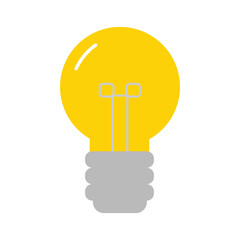 The light bulb is full of ideas And creative thinking, analytical thinking for processing. Light bulb icon vector. ideas symbol illustration.