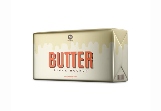 Butter Block Mockup