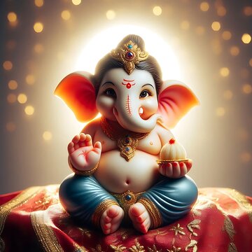 Little divine Lord Ganesha