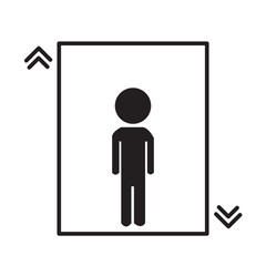 Elevator icon. vector illustration