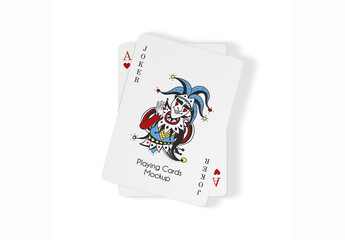 Playing Cards Mockup - Powered by Adobe