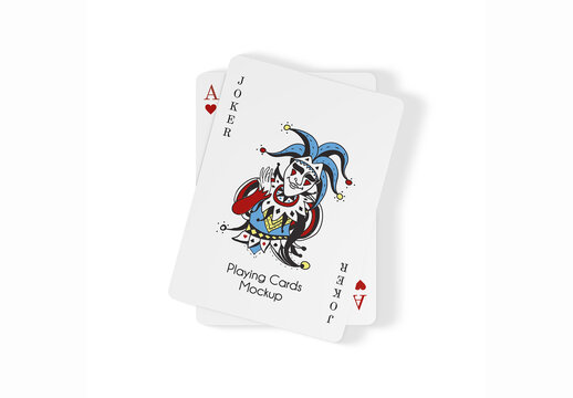 Playing Cards Mockup