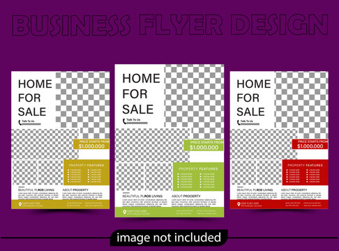 real estate flyer design