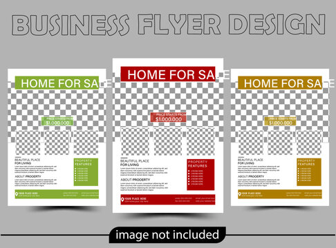 real estate flyer design
