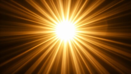 Obraz premium Radiant Sunburst A Bright and Beautiful Light