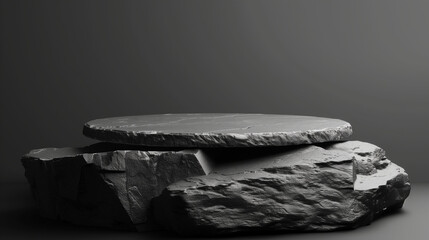 Product photography stone background