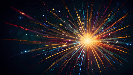 Abstract background that illustrates of an Firework explosion theme