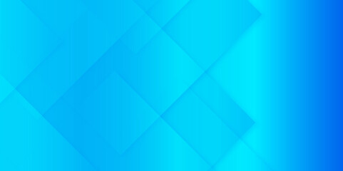Abstract geometric Blue business banner background,triangle and squares shapes geometric pattern with gradient color abstract background,Abstract blue low poly triangle background,