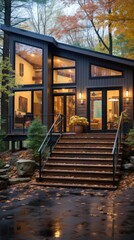 Fototapeta premium house in the woods