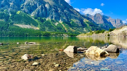 lake in the mountains