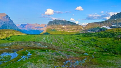 landscape with mountains