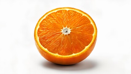 Fototapeta premium Freshly cut juicy orange slice