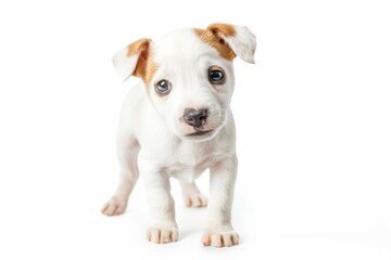 Fototapeta premium Small puppy with brown spots