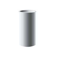 3d silver cylinder metal pedestal 3d template. Silver cylinder steel pillar stainless metal pipe mock up