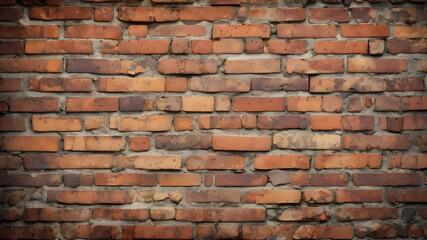 Obraz premium red brick background. background texture