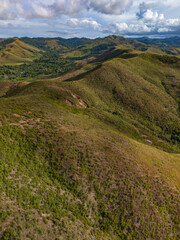 Green Grass Hill in Buru Island, Maluku, Indonesia