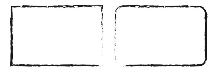 Grunge frame collection.  Grunge border set.